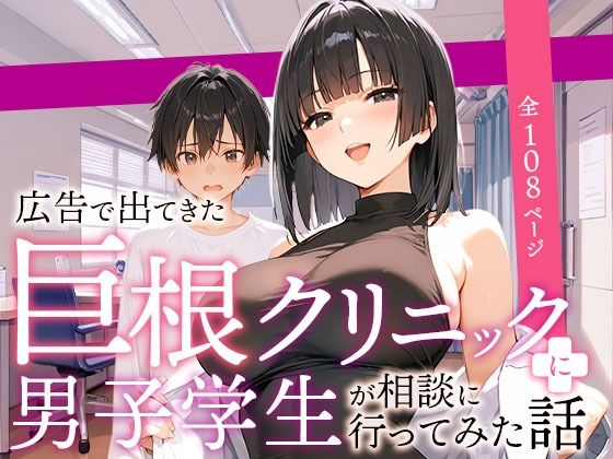 広告で出てきた巨根クリニックに男子学生が相談に行ってみた話 無料エロ漫画 raw